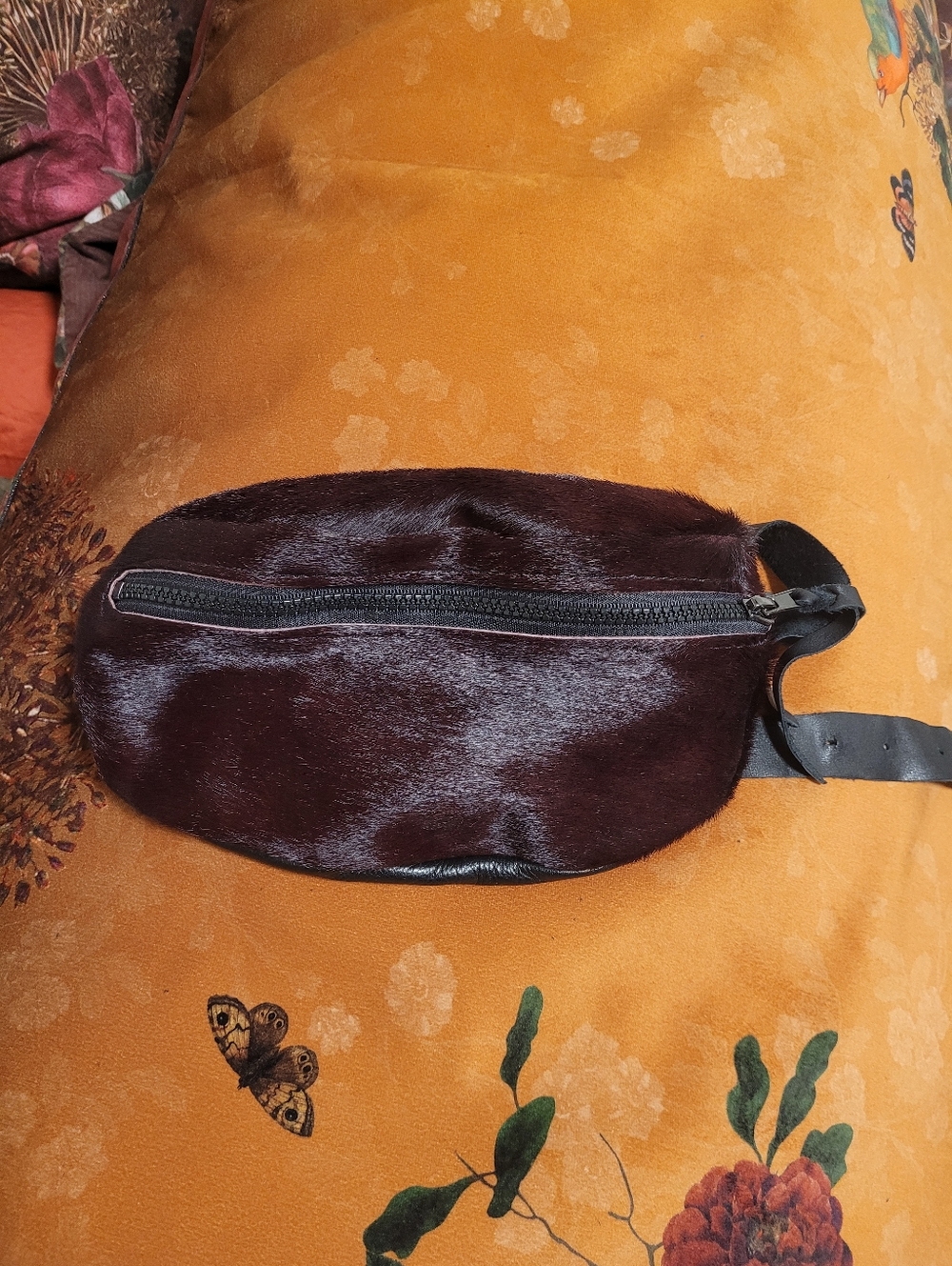 Funky Burgundy & Black Sling Bag